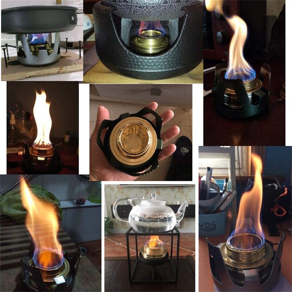 Mini Spirit Burner Ultralight Portable Alcohol Stove For Backpacking Camping Hiking Outdoor