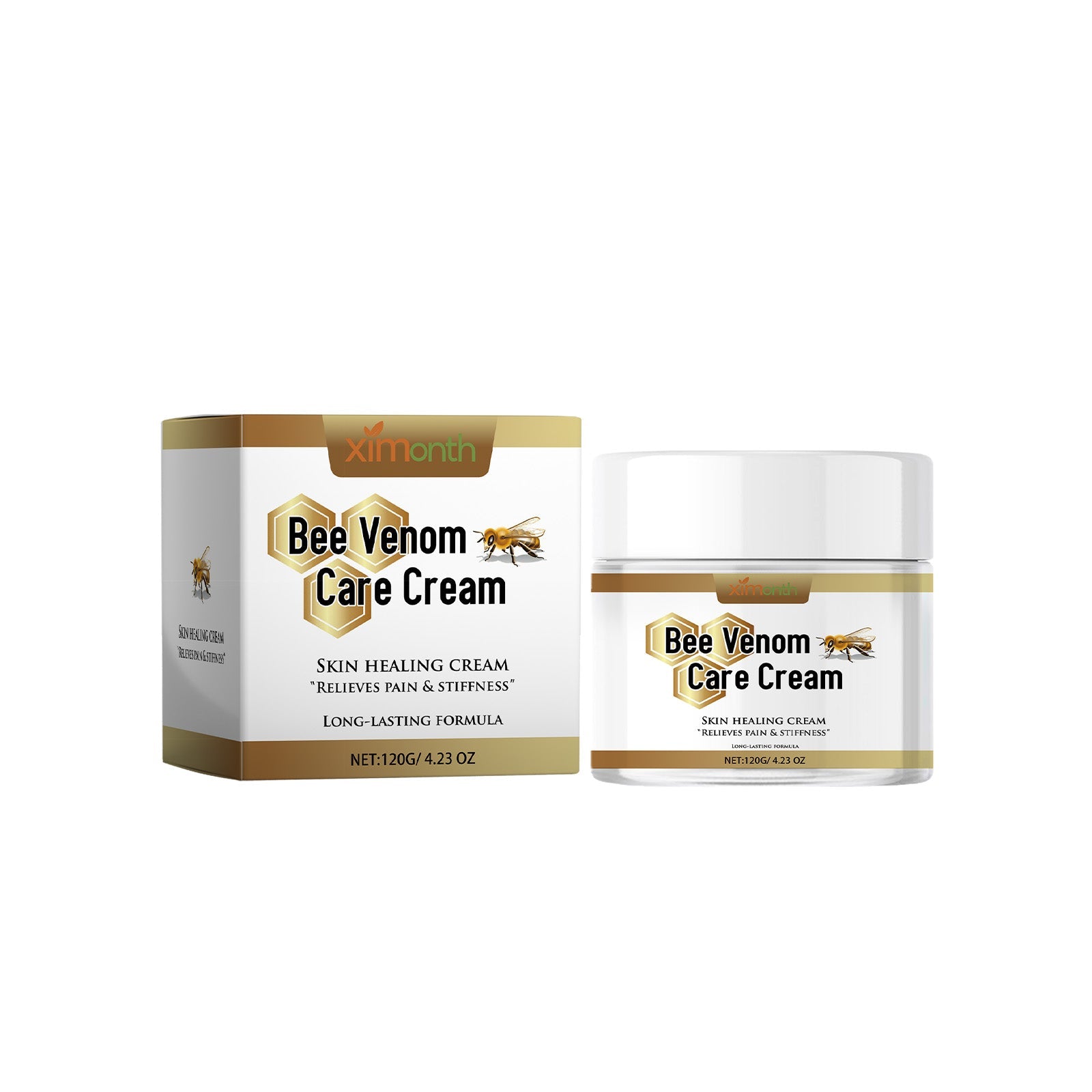 Bee Venom Joint Care Cream, Natural Pain Relief, Anti-Inflammatory, Skin Moisturizer ,120g