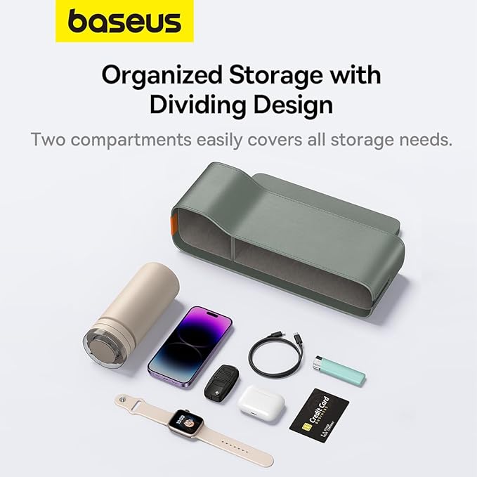 Baseus OrganizeFun Series منظم تخزين لوحة التحكم في السيارة صندوق تخزين داخلي عالمي للسيارة