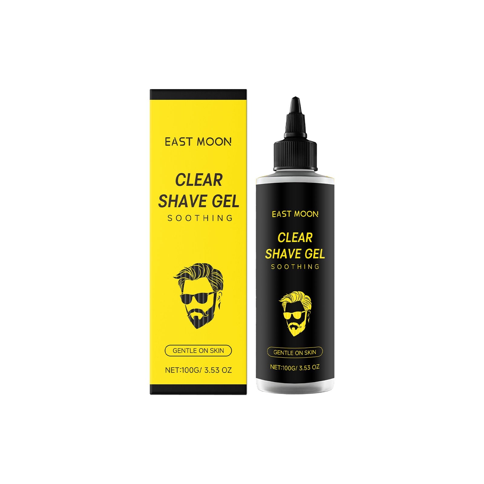 Beard Care Gel, Precision Shaving, Smooth Lines, Skin Friendly, Men’s Grooming ,100ml