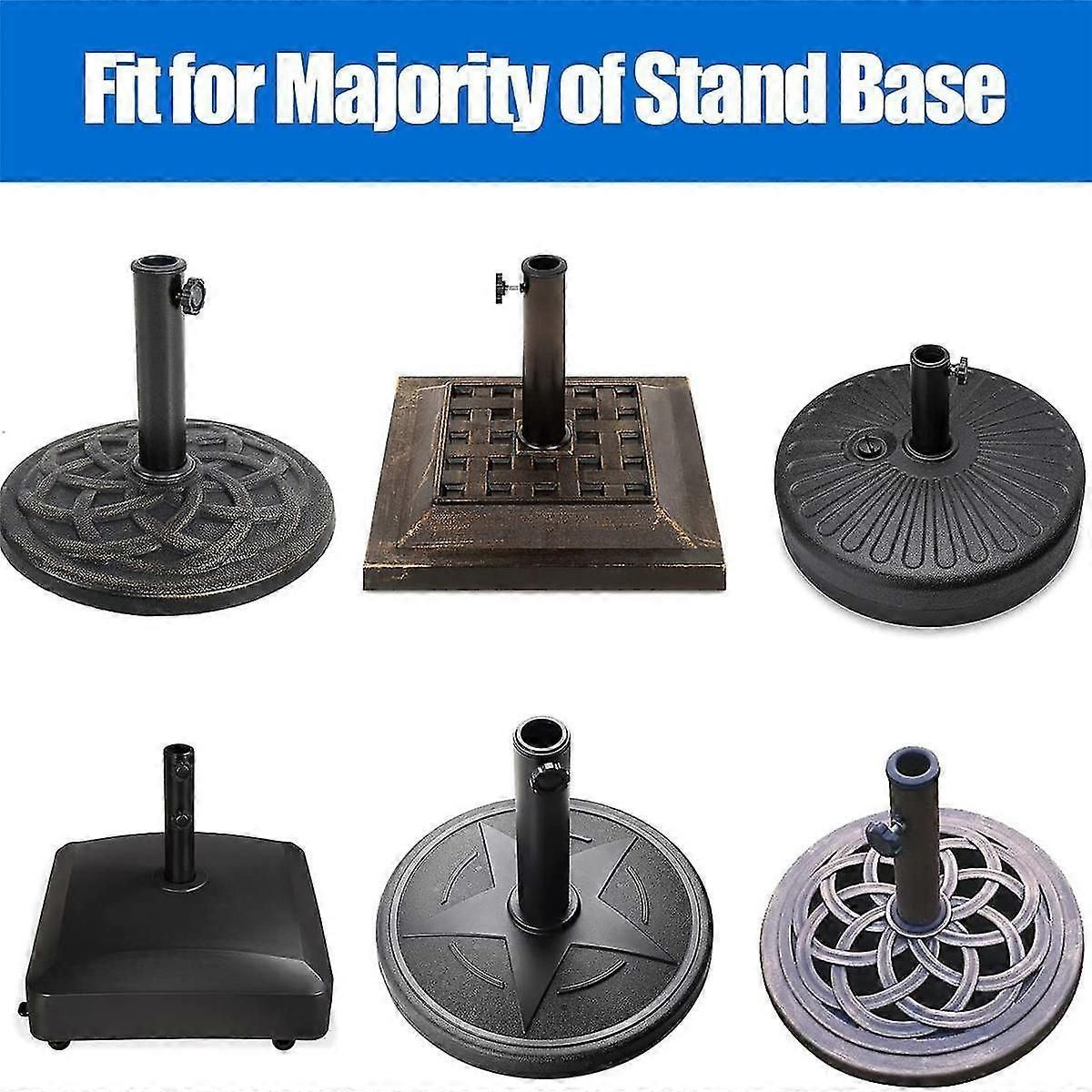 8 Pcs Umbrella Base Stand Hole Ring Plug Cover And Cap Patio Umbrella Stand Stand Base Stabilizer