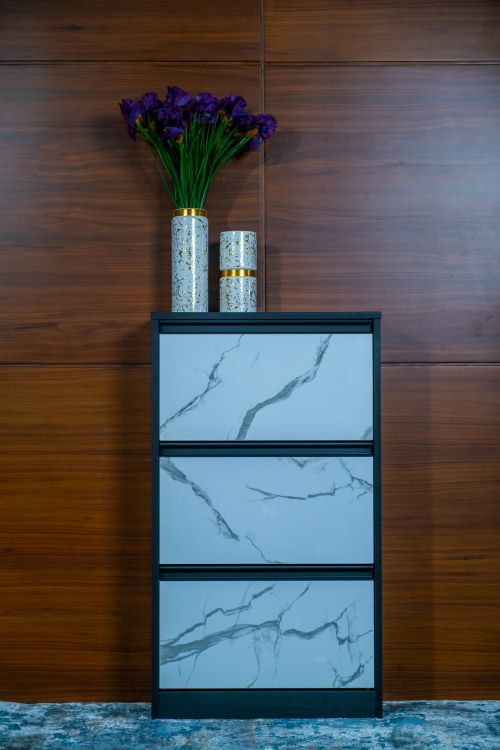 Black and White Shoe Rack #LDX201