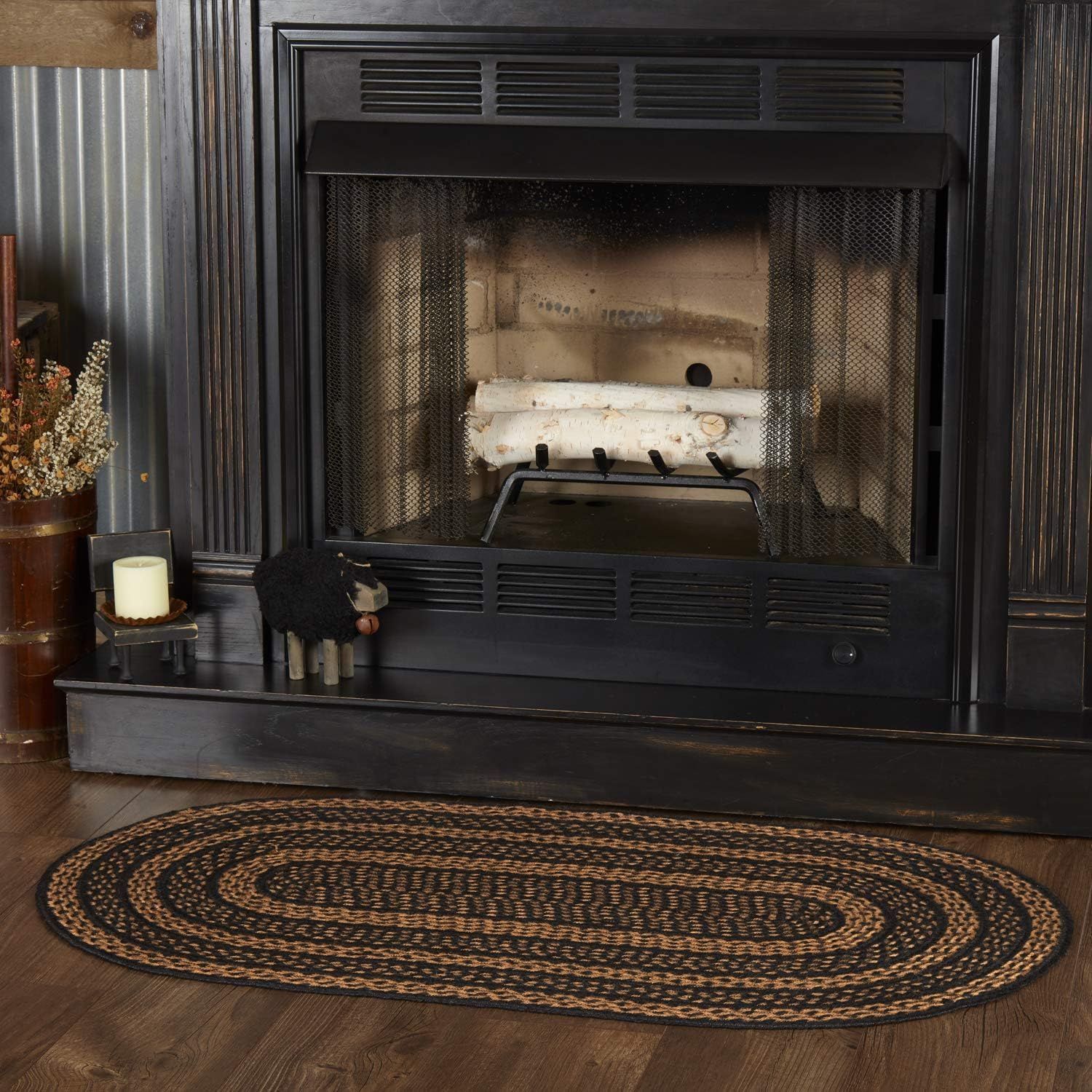 AIESY® Beautiful Reversible Braided Cotton Area Door mats