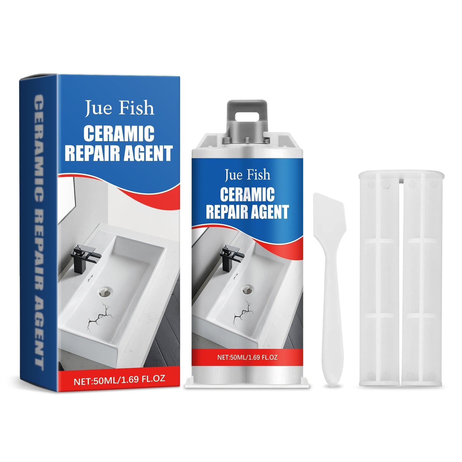 Premium Tile Repair Adhesive, Waterproof, Leak-Proof, Easy Fix for Walls and Bathrooms ,1set