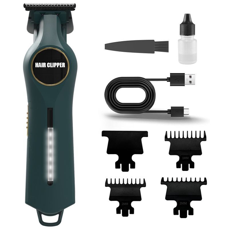 USB Hair Clipper with Precision Steel Blades