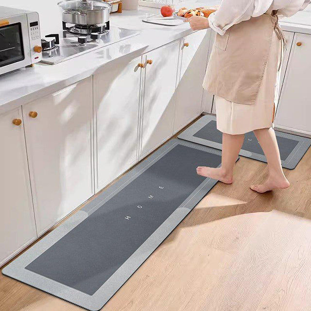 2 Pcs/Set Long Kitchen Waterproof Mats (50x180cm & 50x80cm) - Anti-Slip, Durable Floor Protector