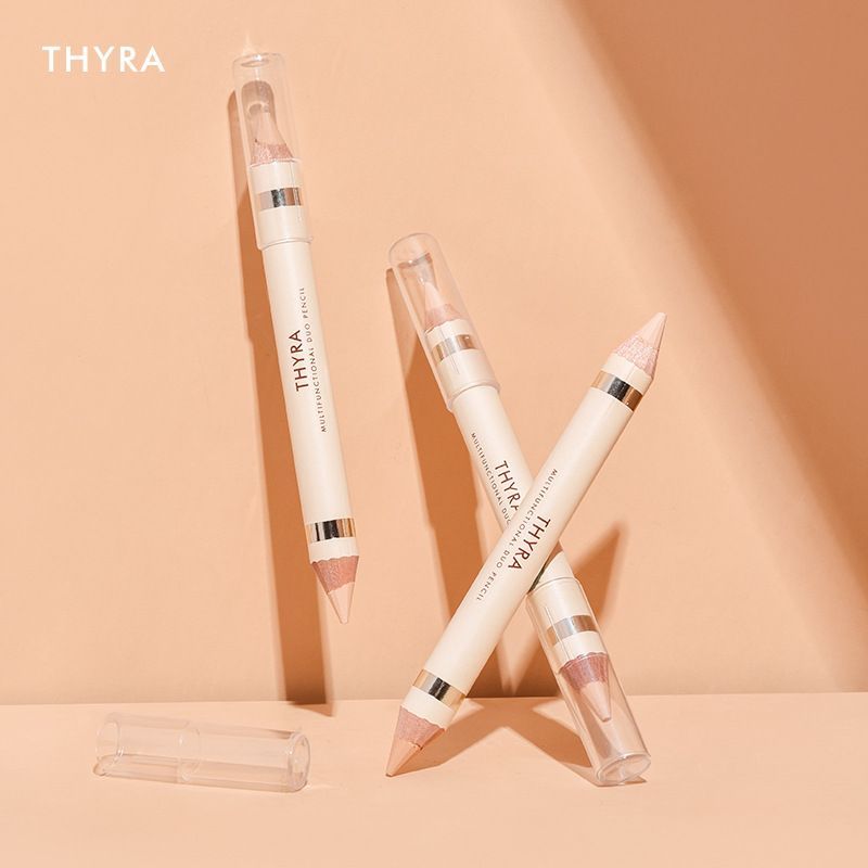 Multi Effect Double Ended Brightening Concealer Pen Long Lasting Lying Silkworm Pen