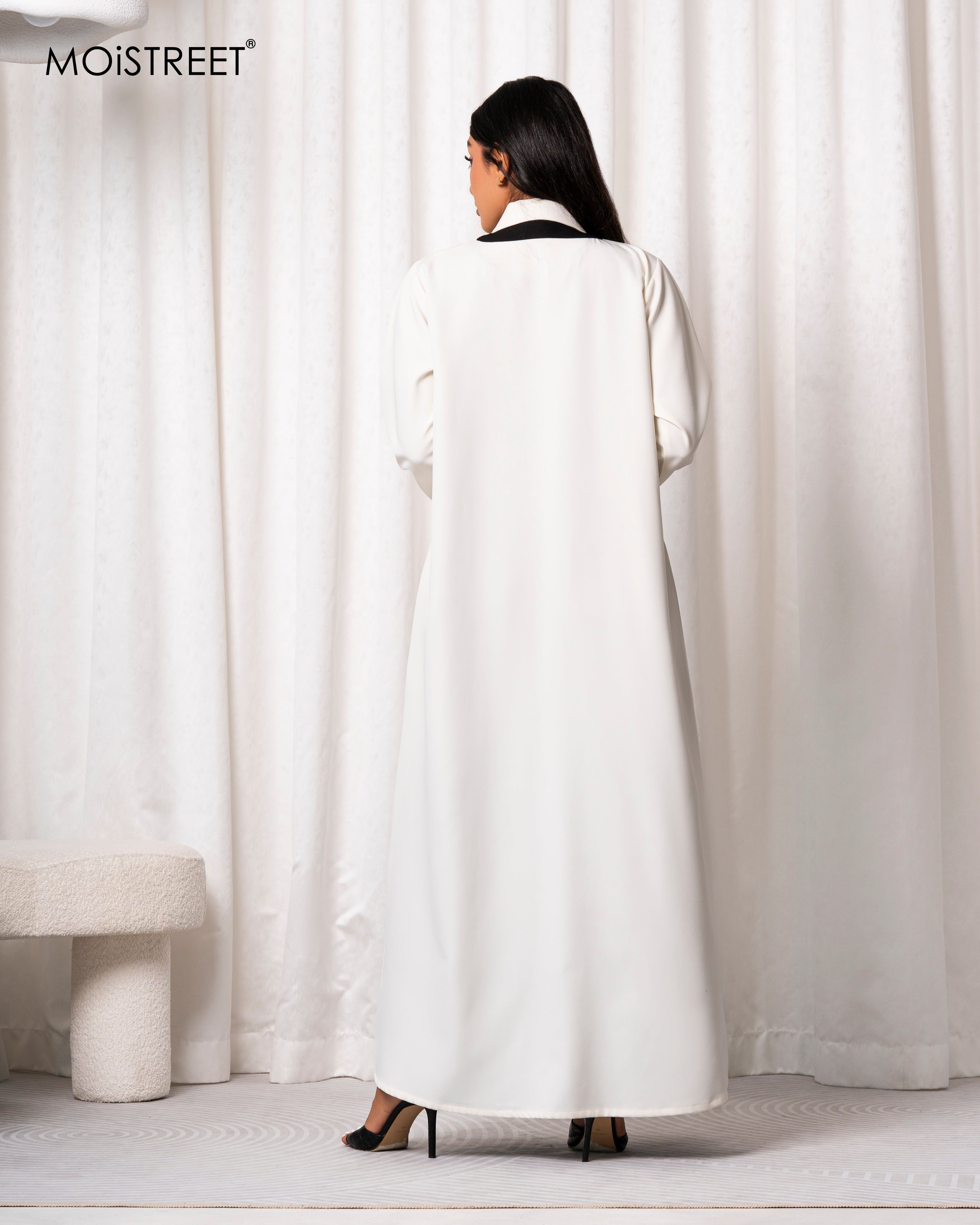 MOiSTREET Handmade Barbie Crepe Abaya