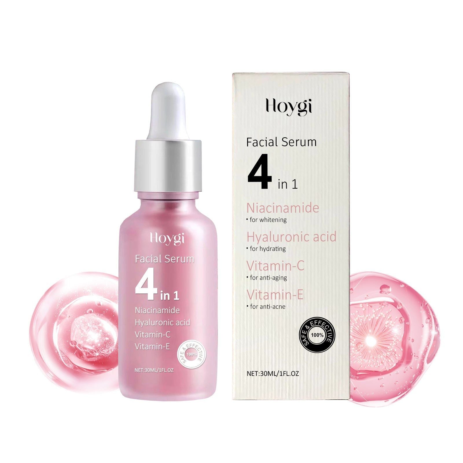 4-in-1 Skin Care Essence, Hydrating, Brightening, Anti-Aging, Deep Repair ,30ml