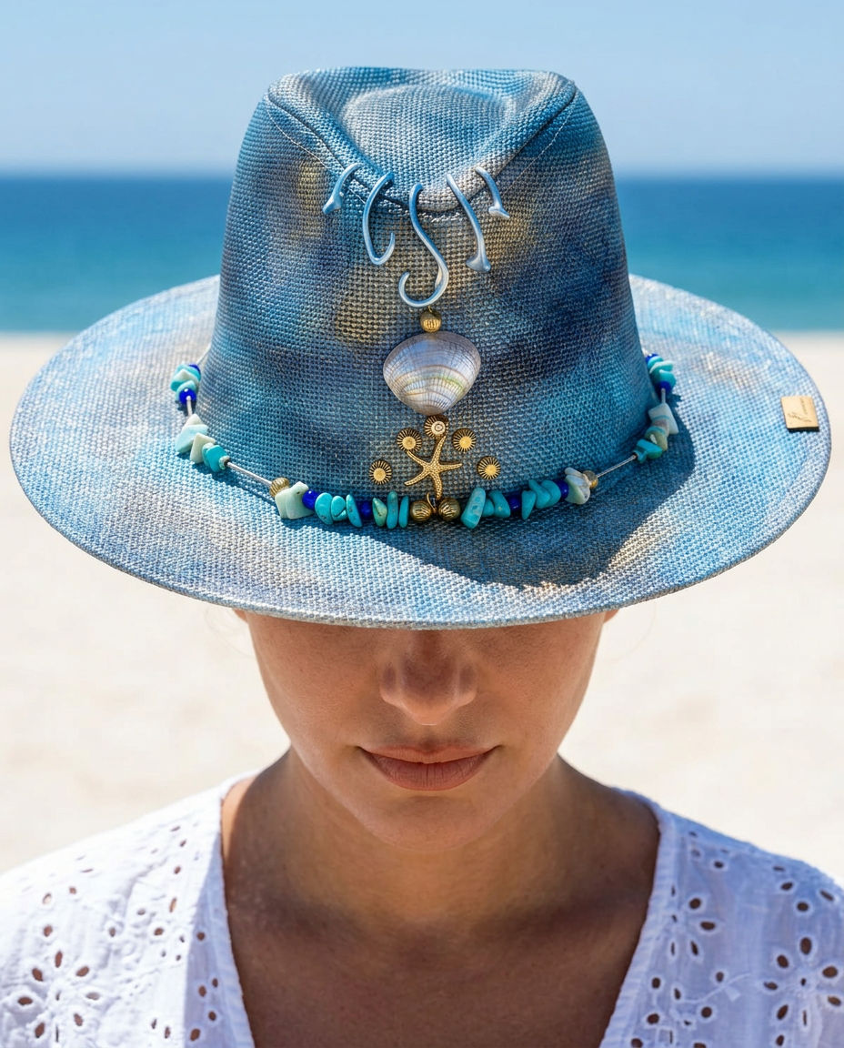 By Carmenzo Azure Lagoon Hat