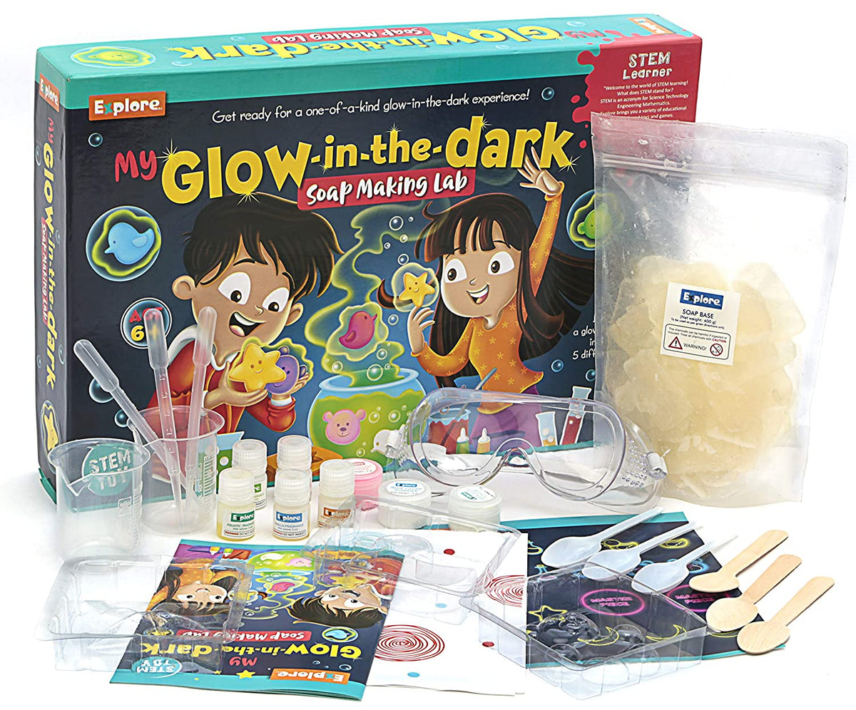 My Glow In The Dark Soap Making Lab - Explore