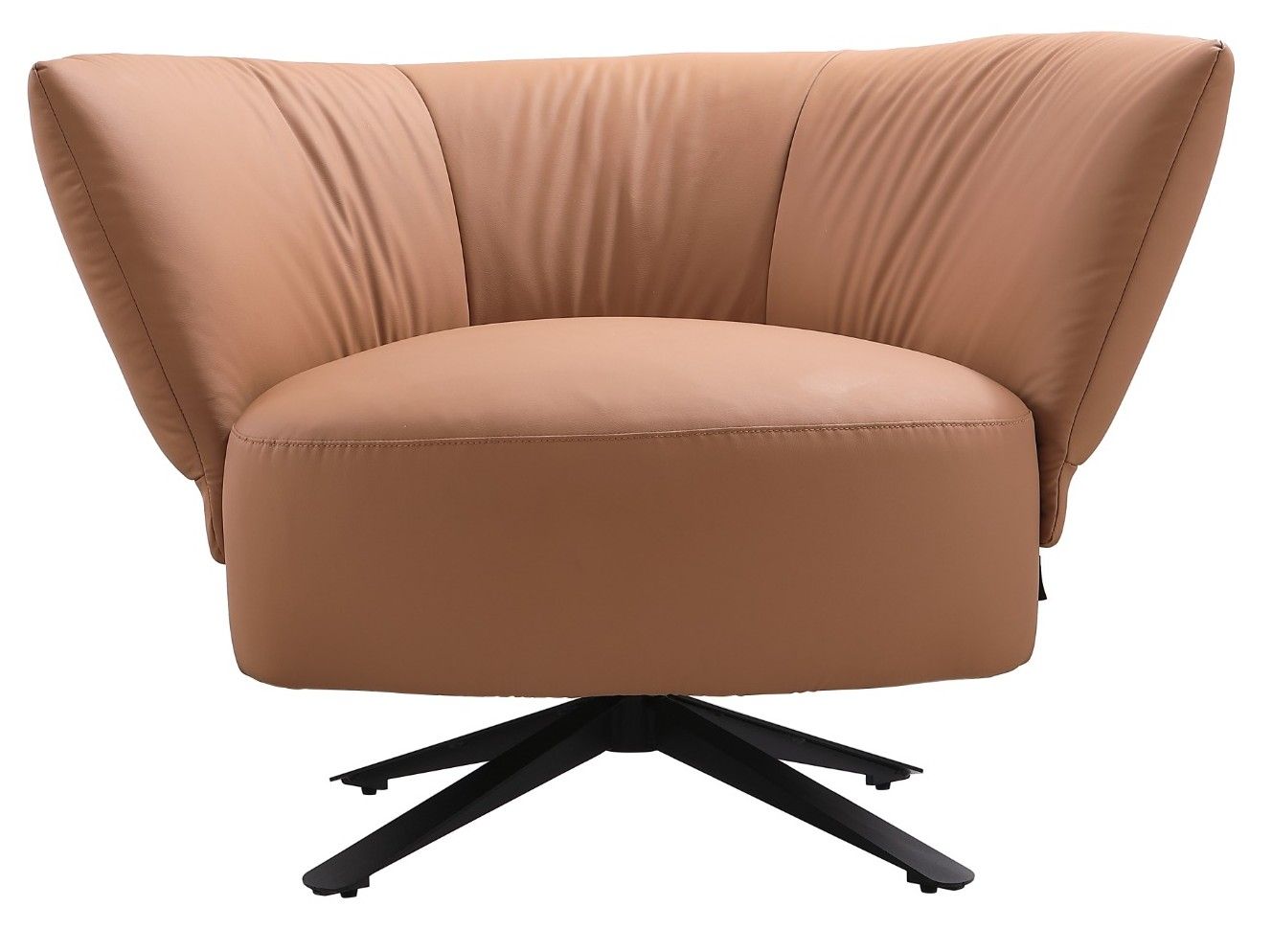 Orange Swivel Lounge Chair #EC-368