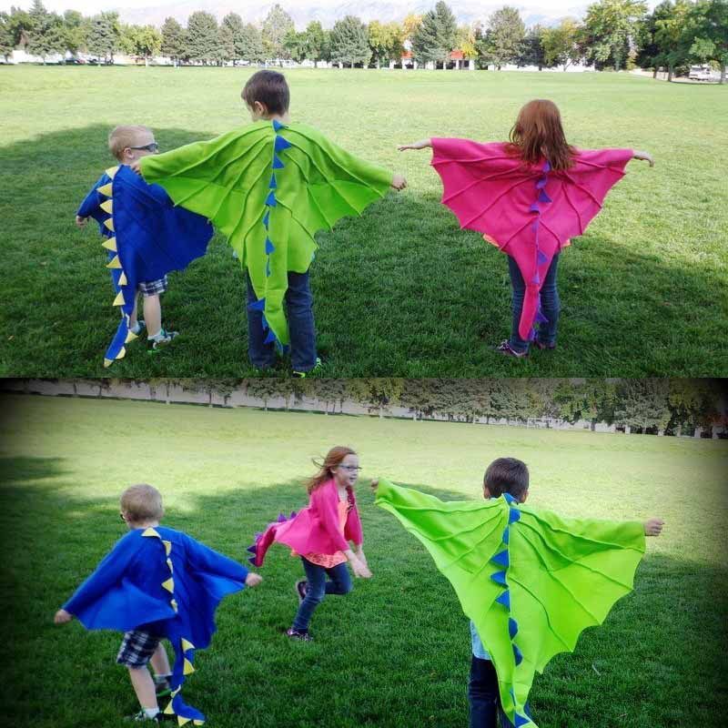 Children Dinosaur Cape Halloween Cosplay Costume Set Kids Christmas Outfits