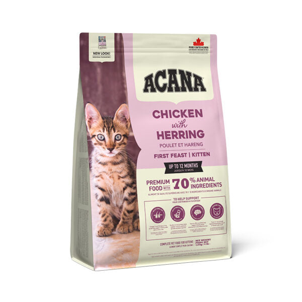 Acana First Feast Chicken With Herring Kitten Dry Food - 1.8kg