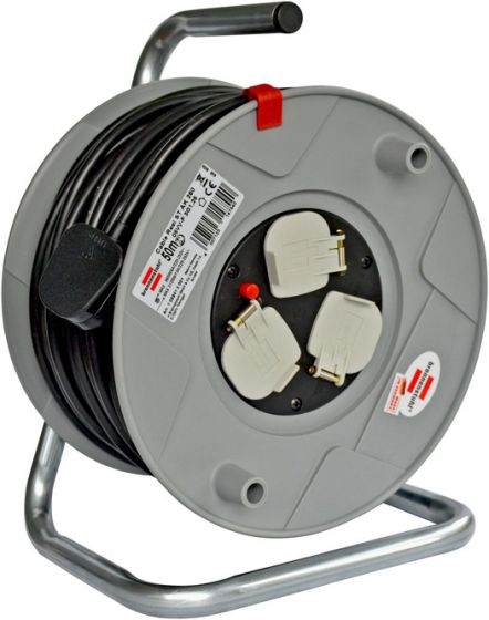 BRENNENSTUHL  1098413001 بكرة كابل تمديد 50 متر رمادي