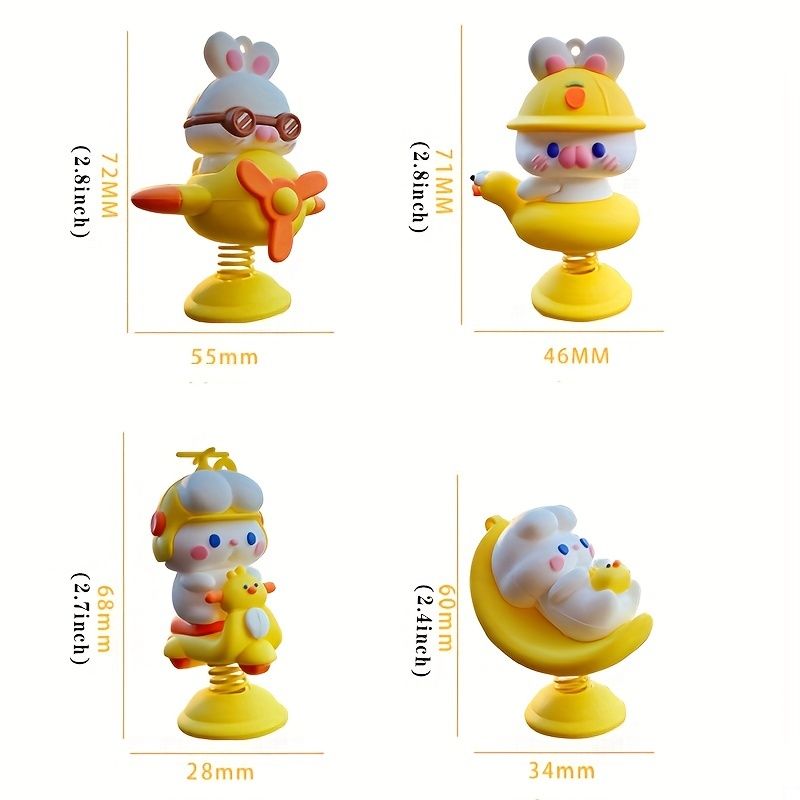 Car Dashboard Ornaments Auto Interior Decoration Accessories Cartoon Toy Doll