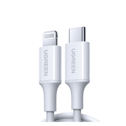 كابل UGREEN USB-C إلى Lightning بغطاء مطاطي