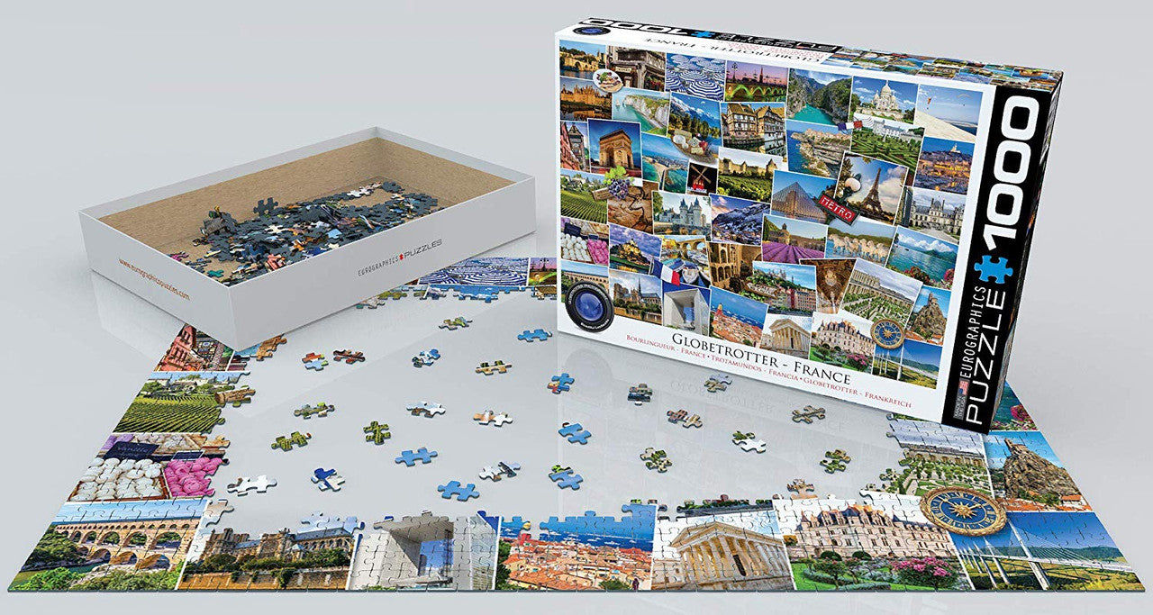 Globetrotter France 1000 Pieces Puzzle