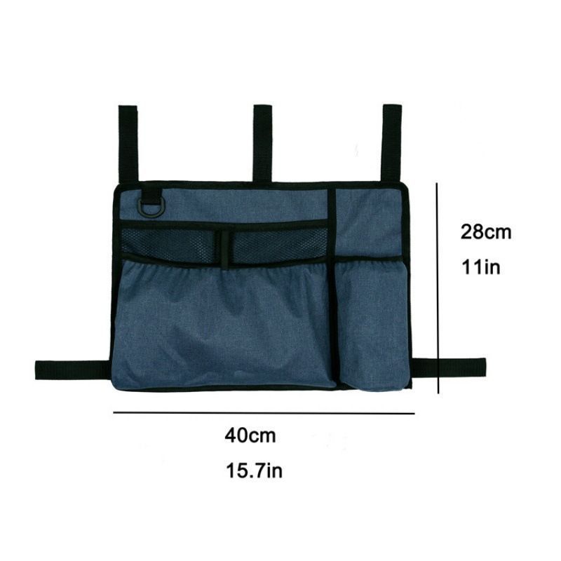 Walker Bag Walker Organizer Pouch Large Capacity Attachments Bags with Cup Holder