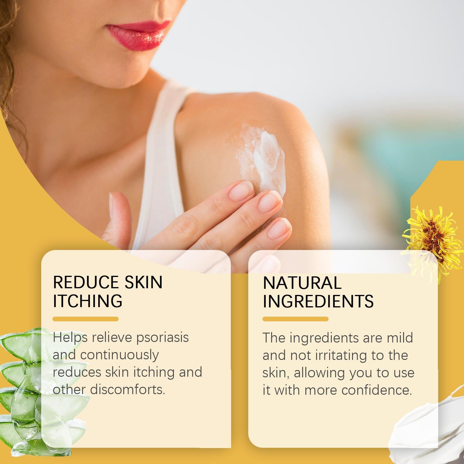 Bee-Venom Moss Cream for Itchy Red Skin, Anti-Itchy, Skin Repair, Moisturizer ,50g