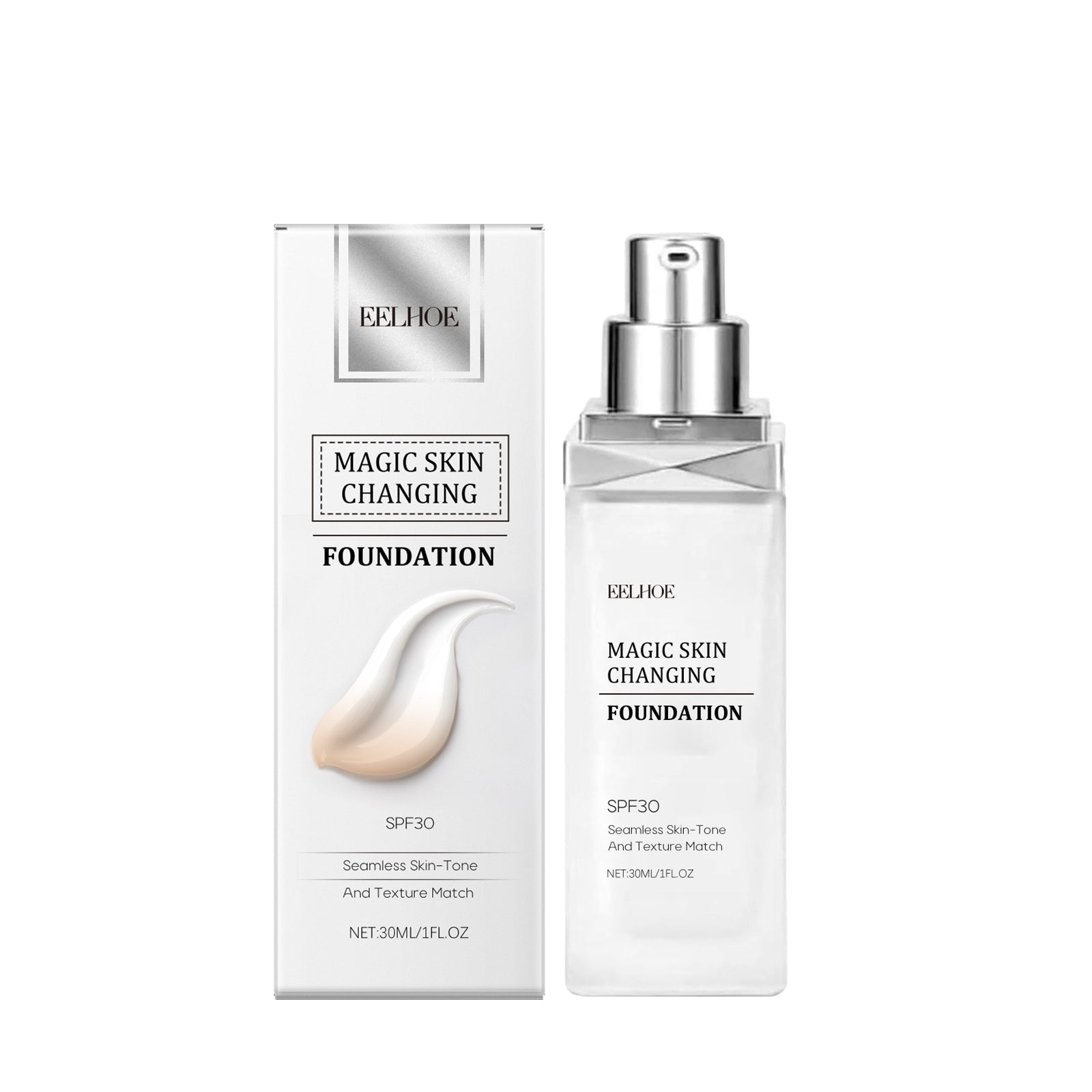 Brightening and Nourishing Liquid Foundation, Moisturizing, Flawless Skin ,30ml