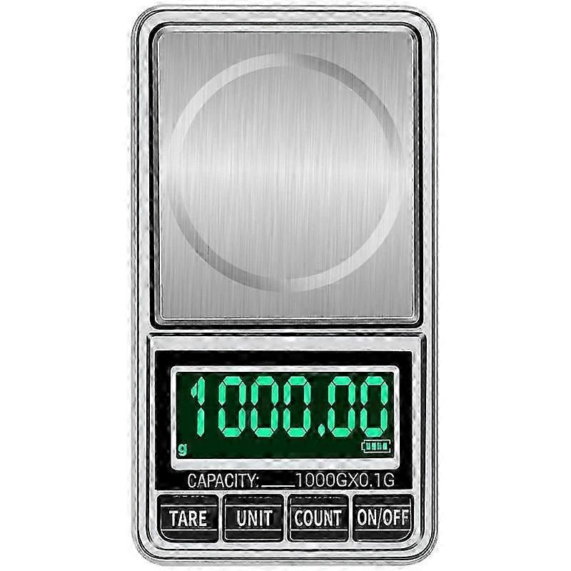 XHX Mini Pocket Scale 1kg/0.1g Precision - Portable Digital Jewelry & Kitchen Balance for Tea Spices & Small Items