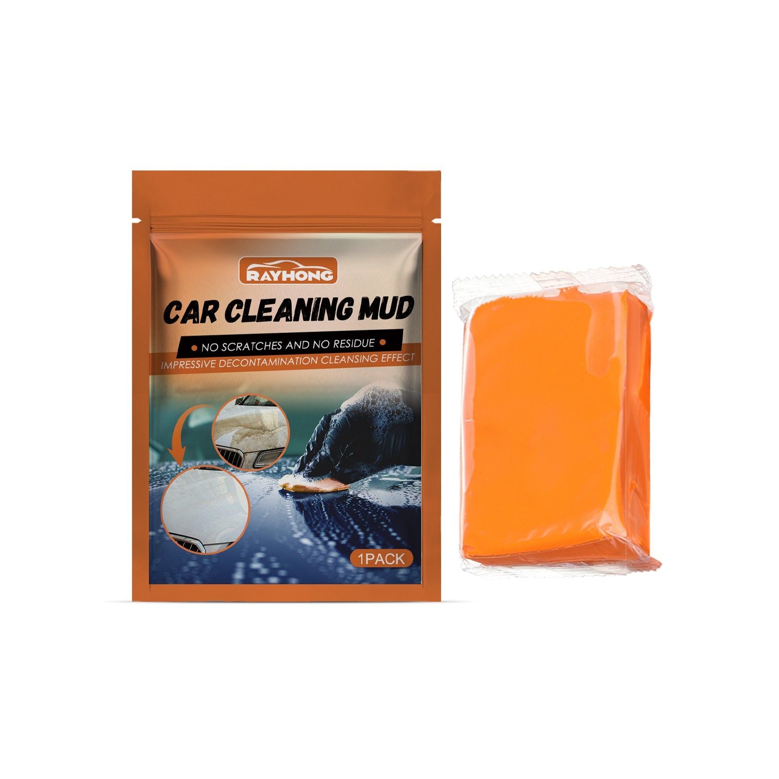 Automobile Clay Lump, Car Detailing Clay Bar, Deep Clean Stains, Shine & Protect ,1pack