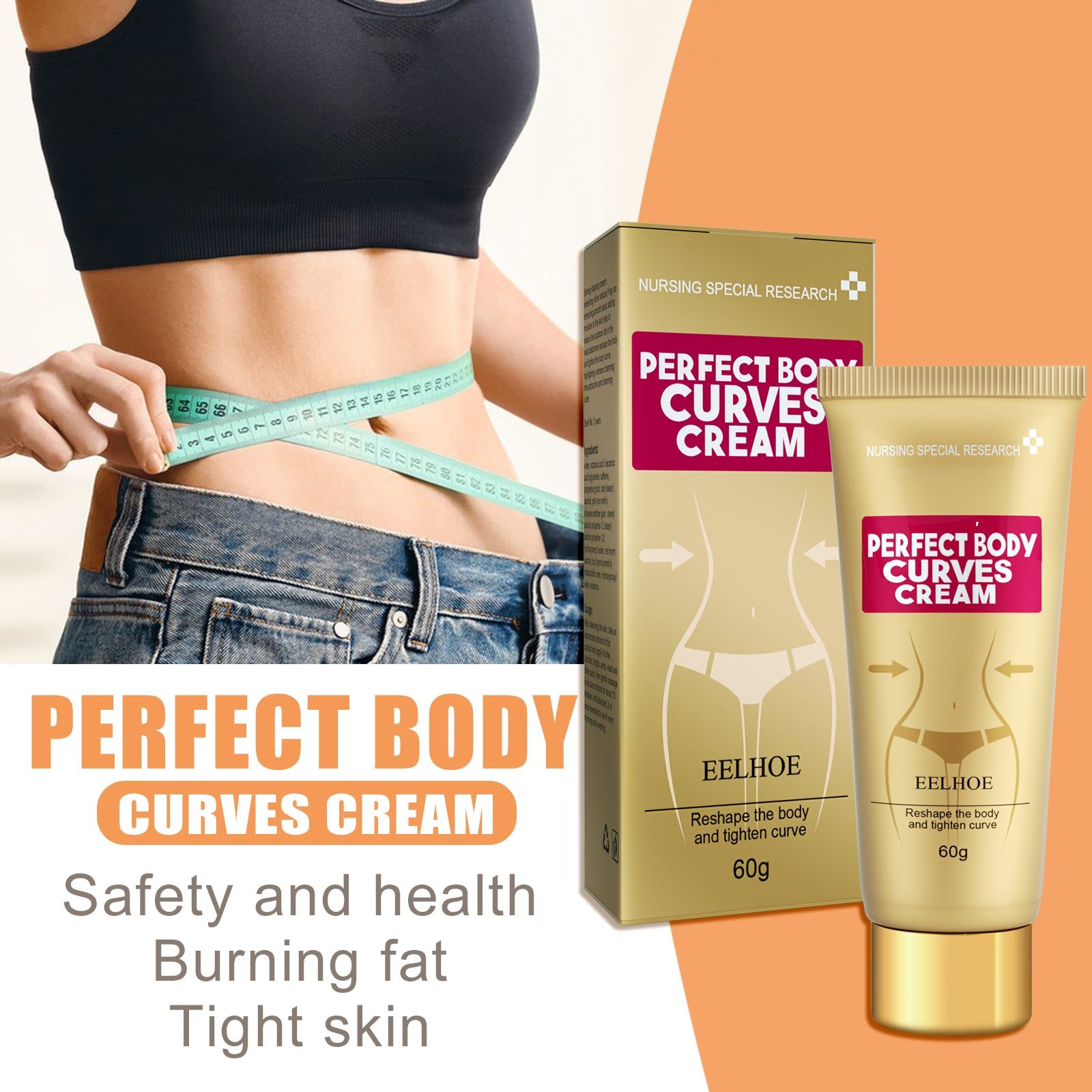 Body Sculpting Cream, Reshape Your Body, Tighten Curves, Slimming & Firming ,60g