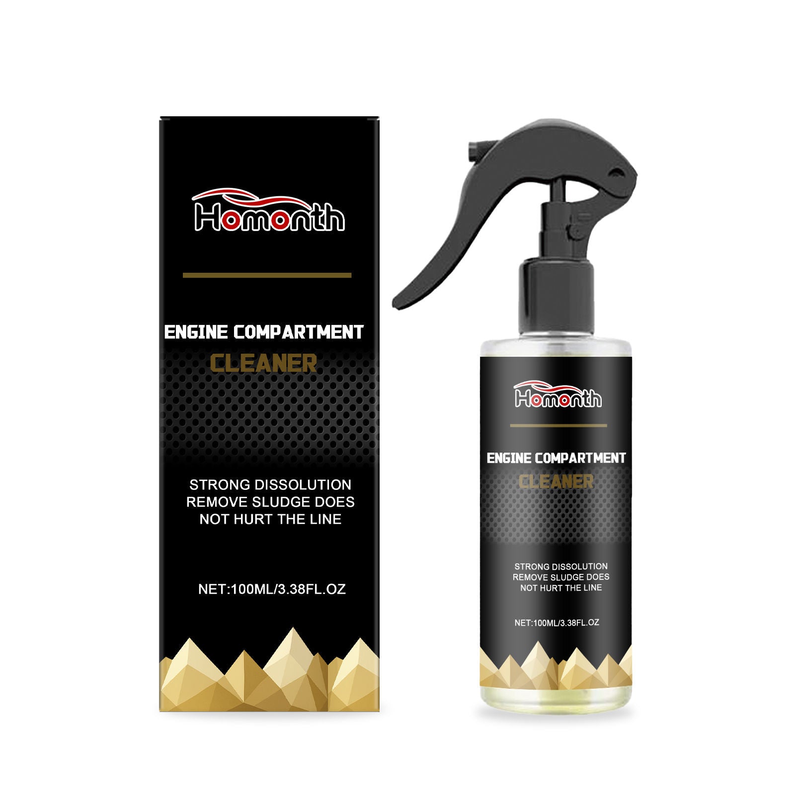 Car Engine Cleaner, Non-Disassembly, Deep Stain Removal, Car Cleaning Made Easy ,100ml