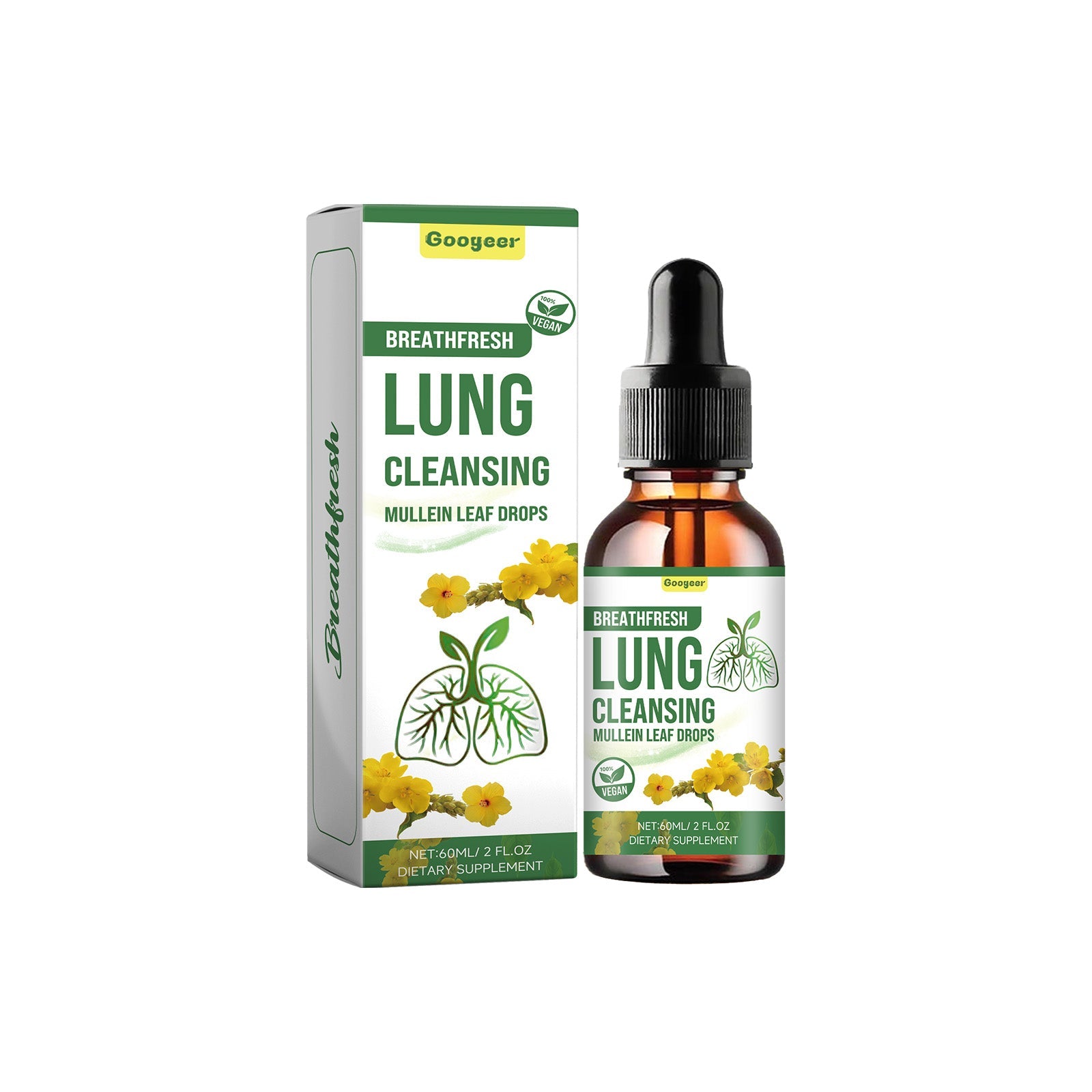 Body Care Supplement, Natural Lung Support, Boost Immunity, Health & Wellness ,60ml