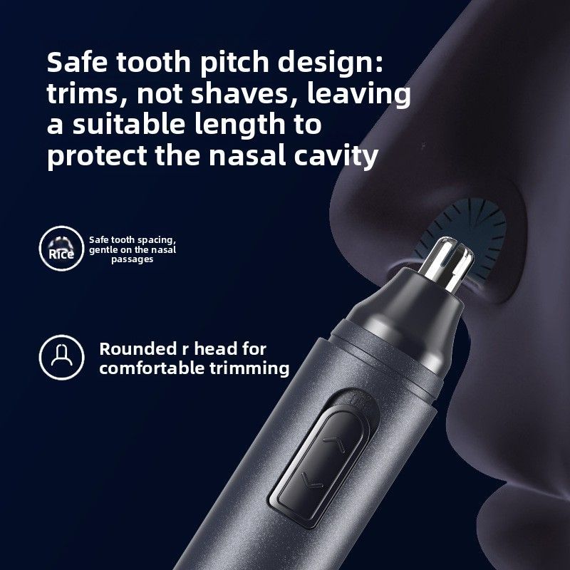 Battery Powered Washable Nose Hair Trimmer