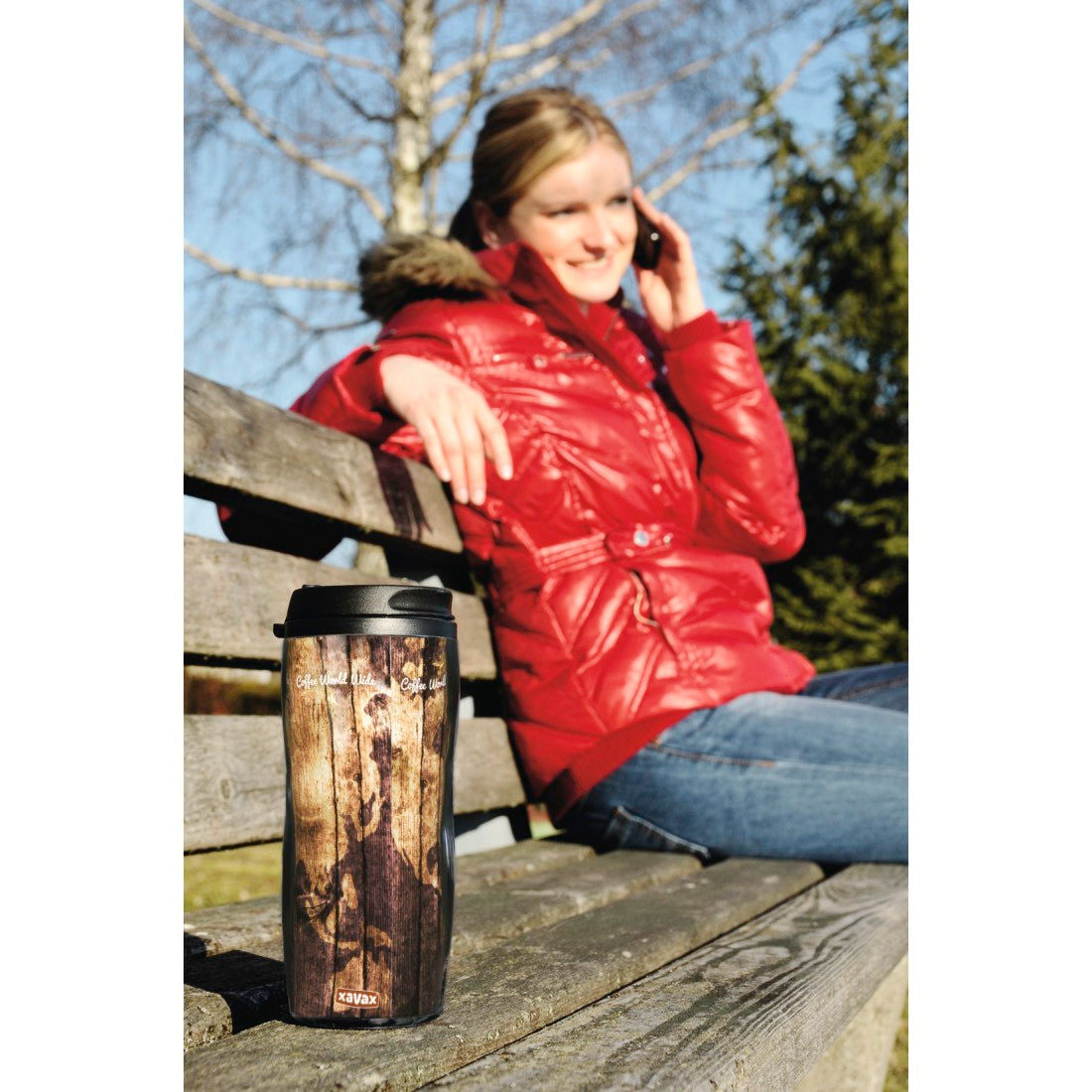 XAVAX 111169 "Ergotherm" Thermal Mug, 350 ml