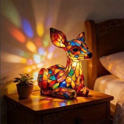 Frog Flower LED Table Lamp USB Night Light