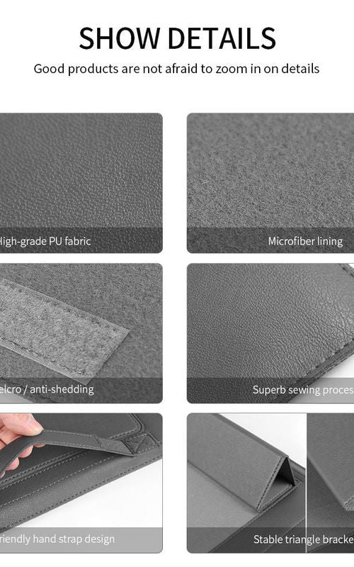 Laptop Sleeve Laptop Case Stand Bag Compatible With Macbook Air Pro Huawei Lenovo