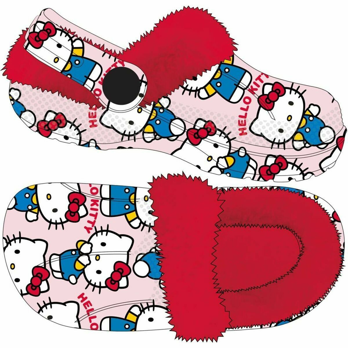 House Slippers Hello Kitty Pink