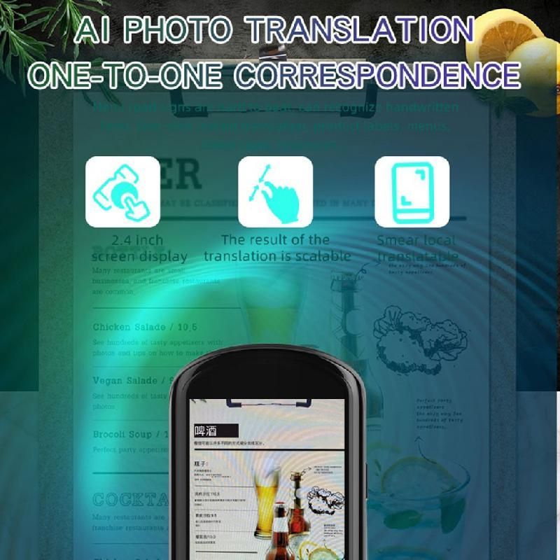 Language Translator Device Smart Language Learning Tool Support Offline