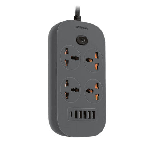Green Lion Power Socket 5 USB - A &amp; 1 Type - C 2 M