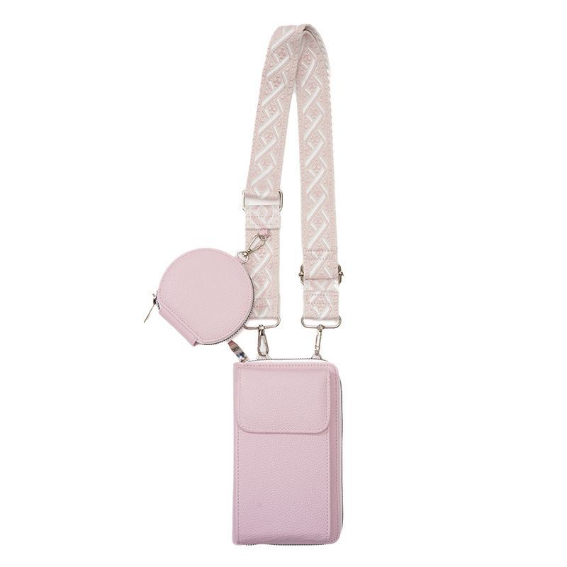 Women Small Crossbody Cell Phone Purse with Detachable Coin Case