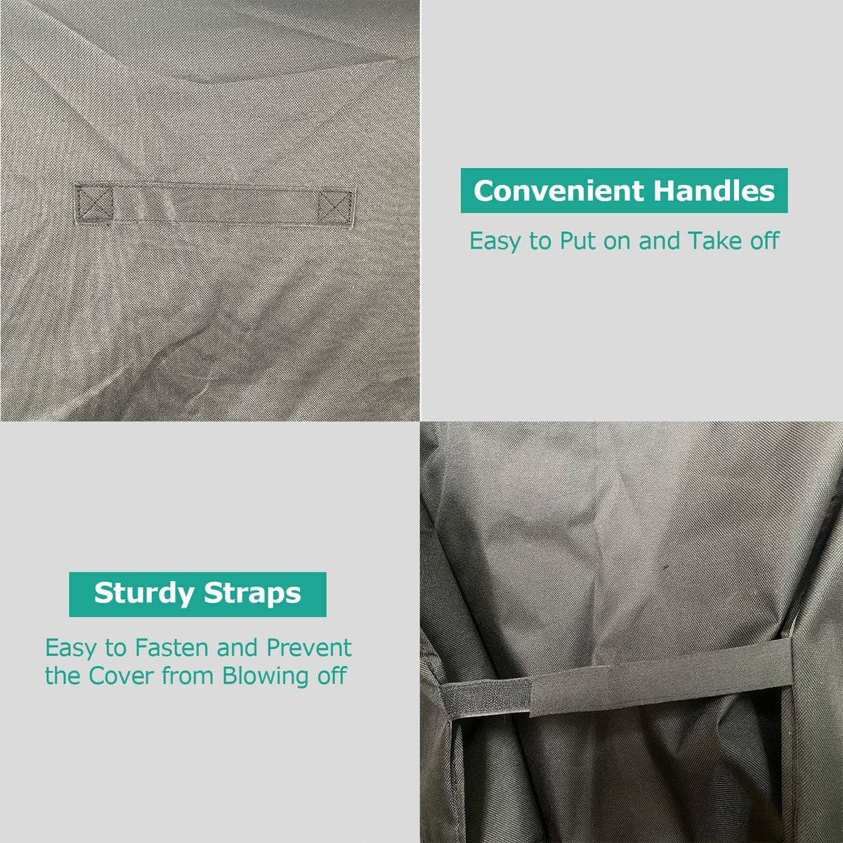 BBQ Cover 600D Oxford Waterproof Gas Grill Cover Outdoor Portable Grill Cover