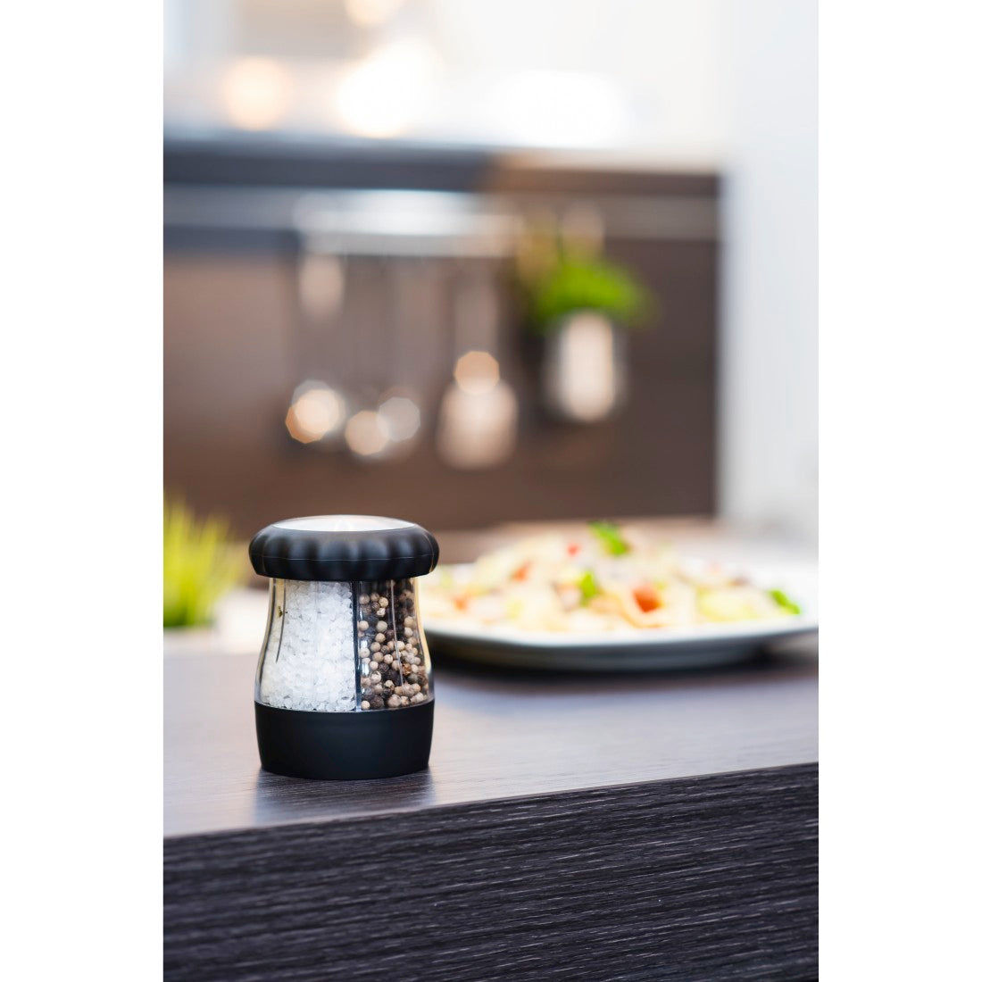 XAVAX 111549 2in1 Salt and Pepper Mill, black