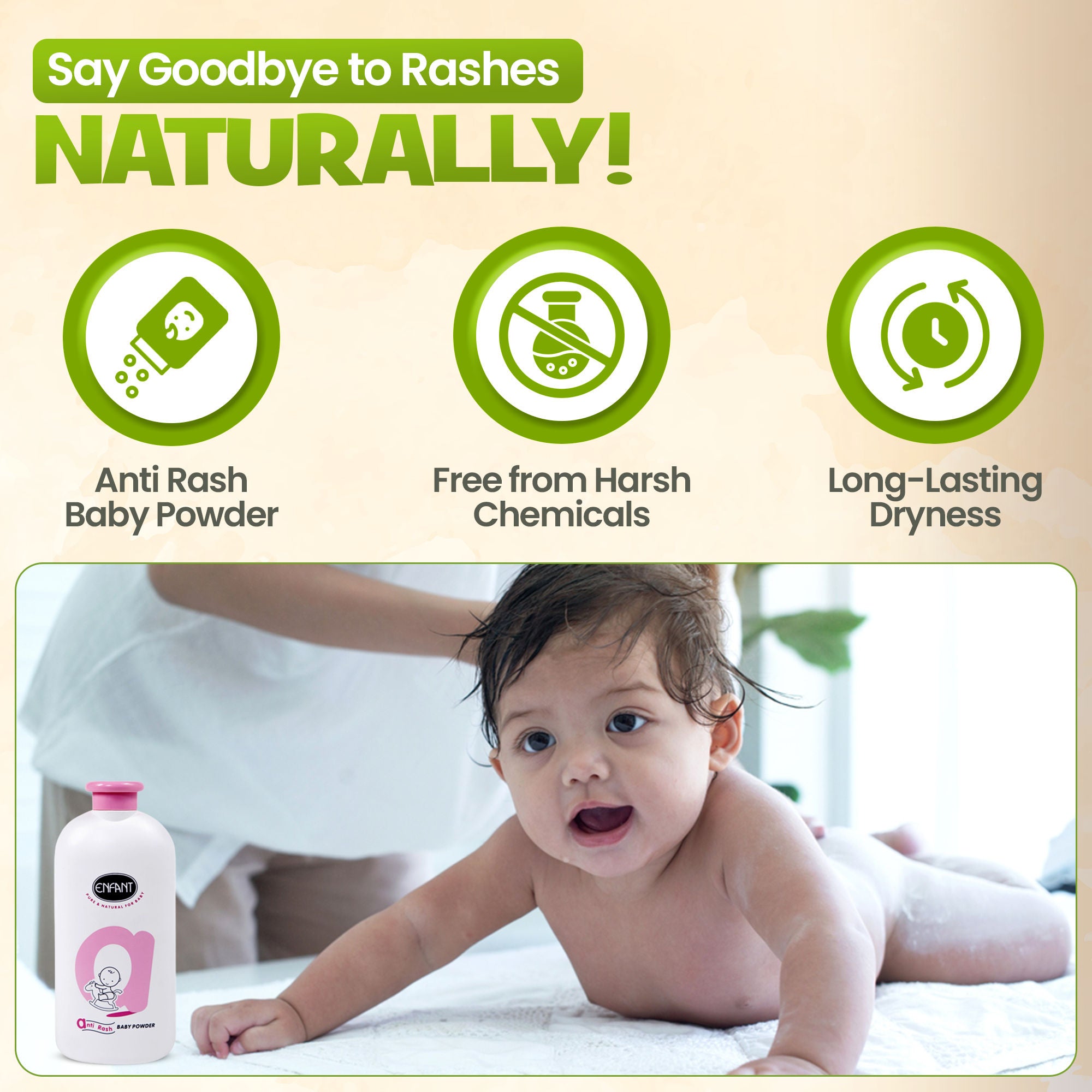 ENFANT Best Baby Powder Anti Rash