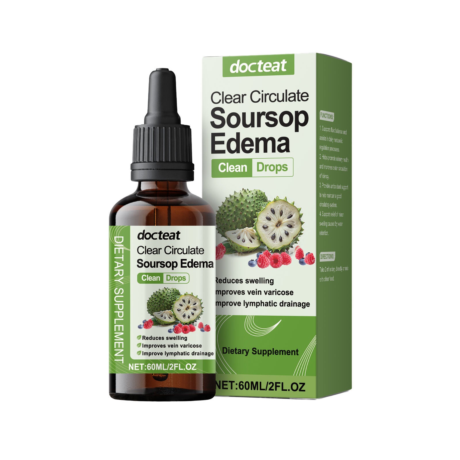 Boost Your Body Care with Sugar Apple Drop, Natural Energy & Metabolism Support ,60ml