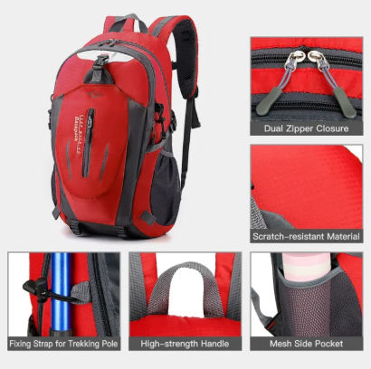 40L Waterproof Hiking Backpack