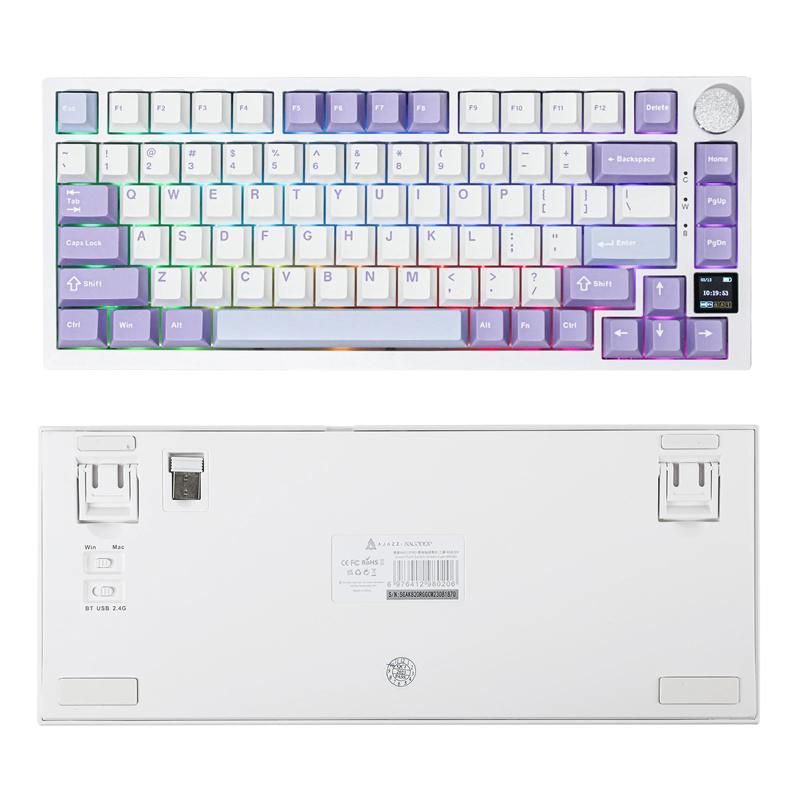 Ajazz AK820 Pro RGB Gaming Keyboard Gift Axis Purple