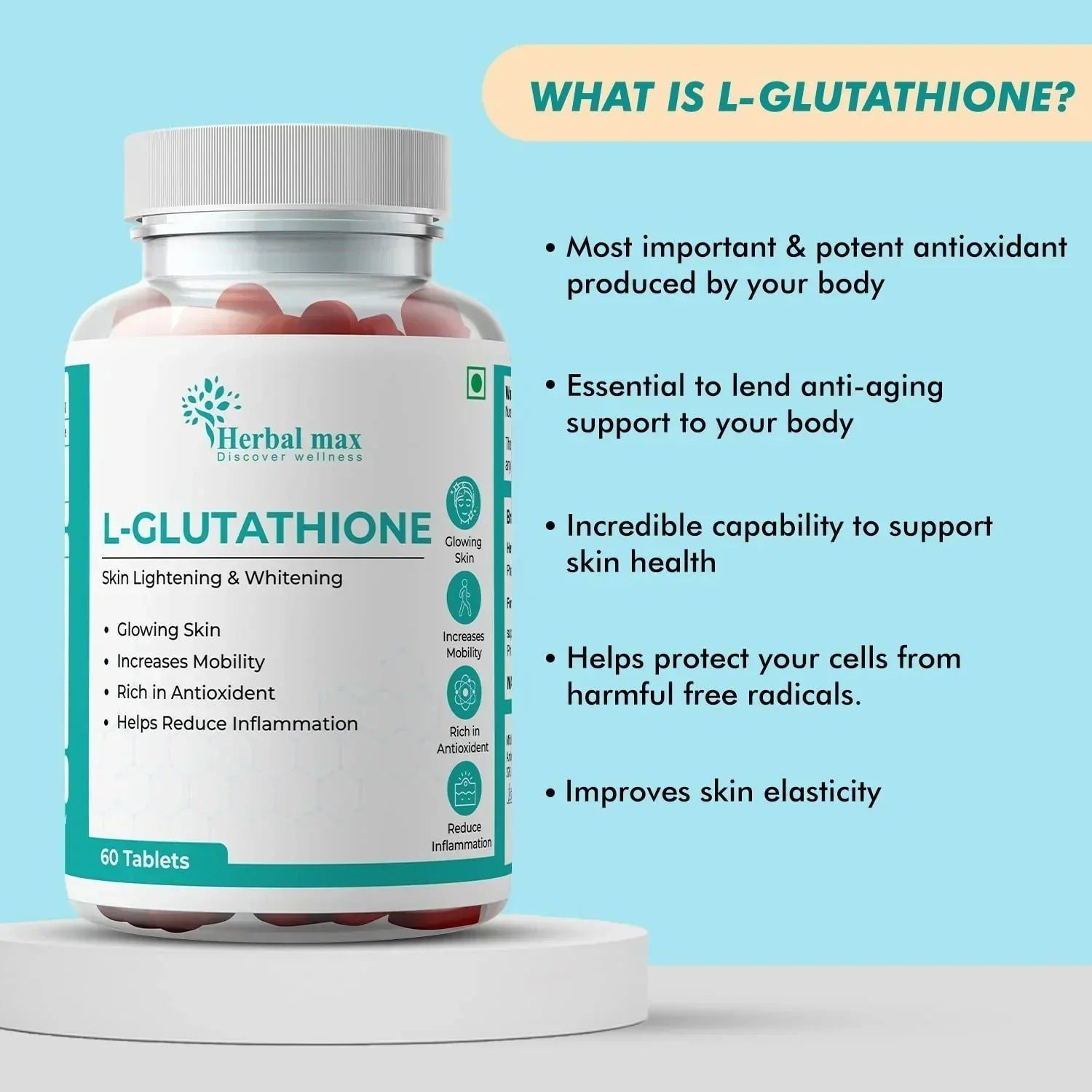 Vedapure Keto Slim and Herbal Max L Gluthathione Combo