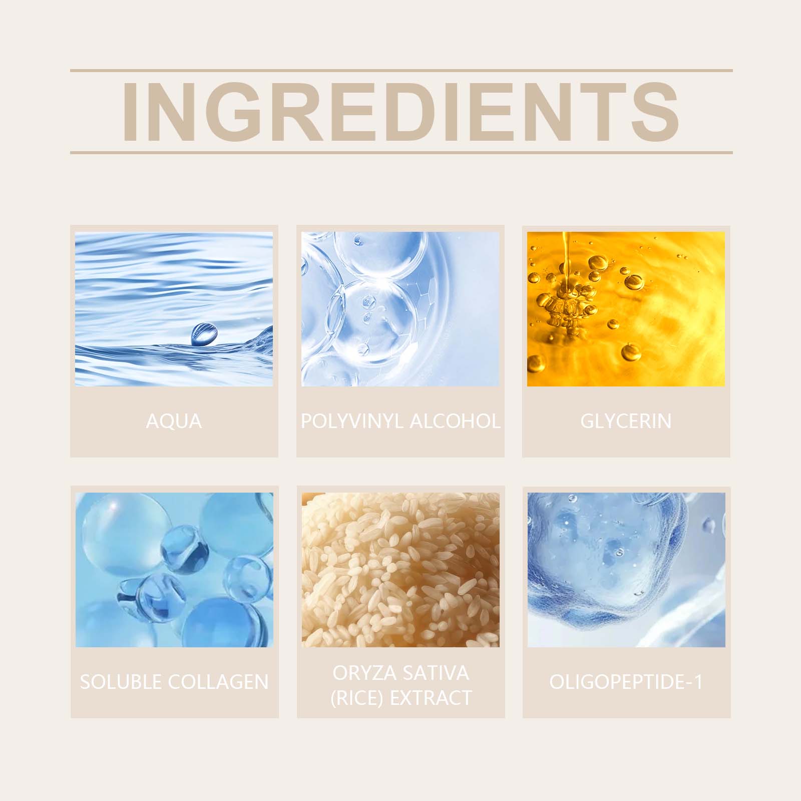 Collagen Mask, Deep Hydrating Facial Care, Anti-Aging, Skin Firming, Moisturizer ,100g