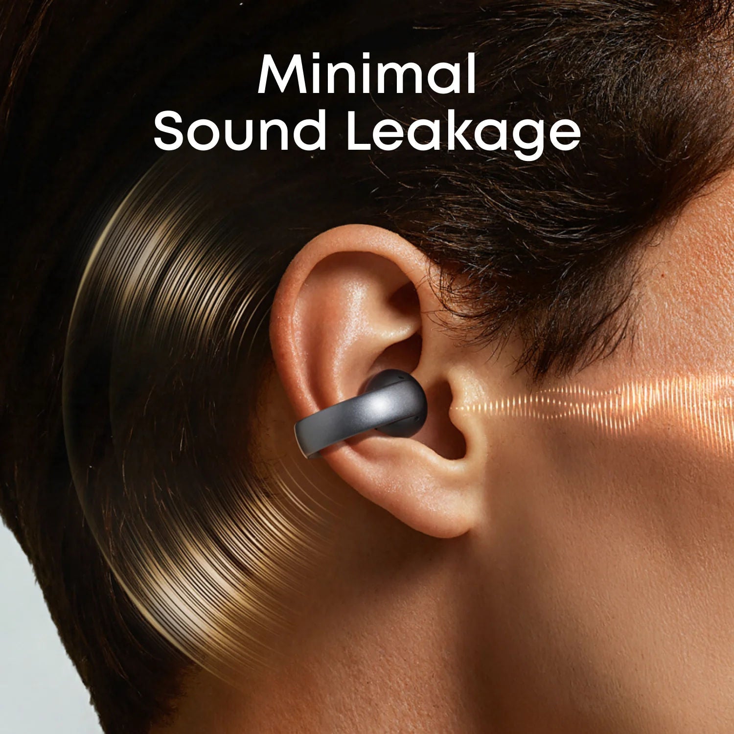 Anker Soundcore AeroClip Open-Ear Clip-On Earbuds, AI Calls, IP55, 32H Playtime