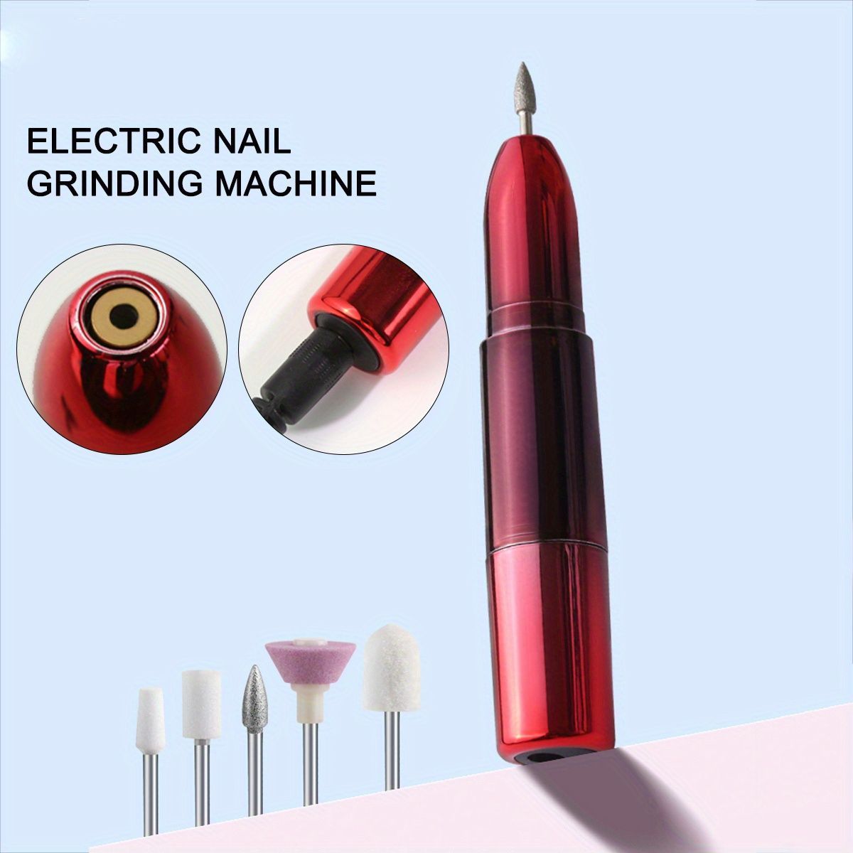 Electric Nail Drill Machine Toenail Grinder Polisher 20000 RPM Nail Filer
