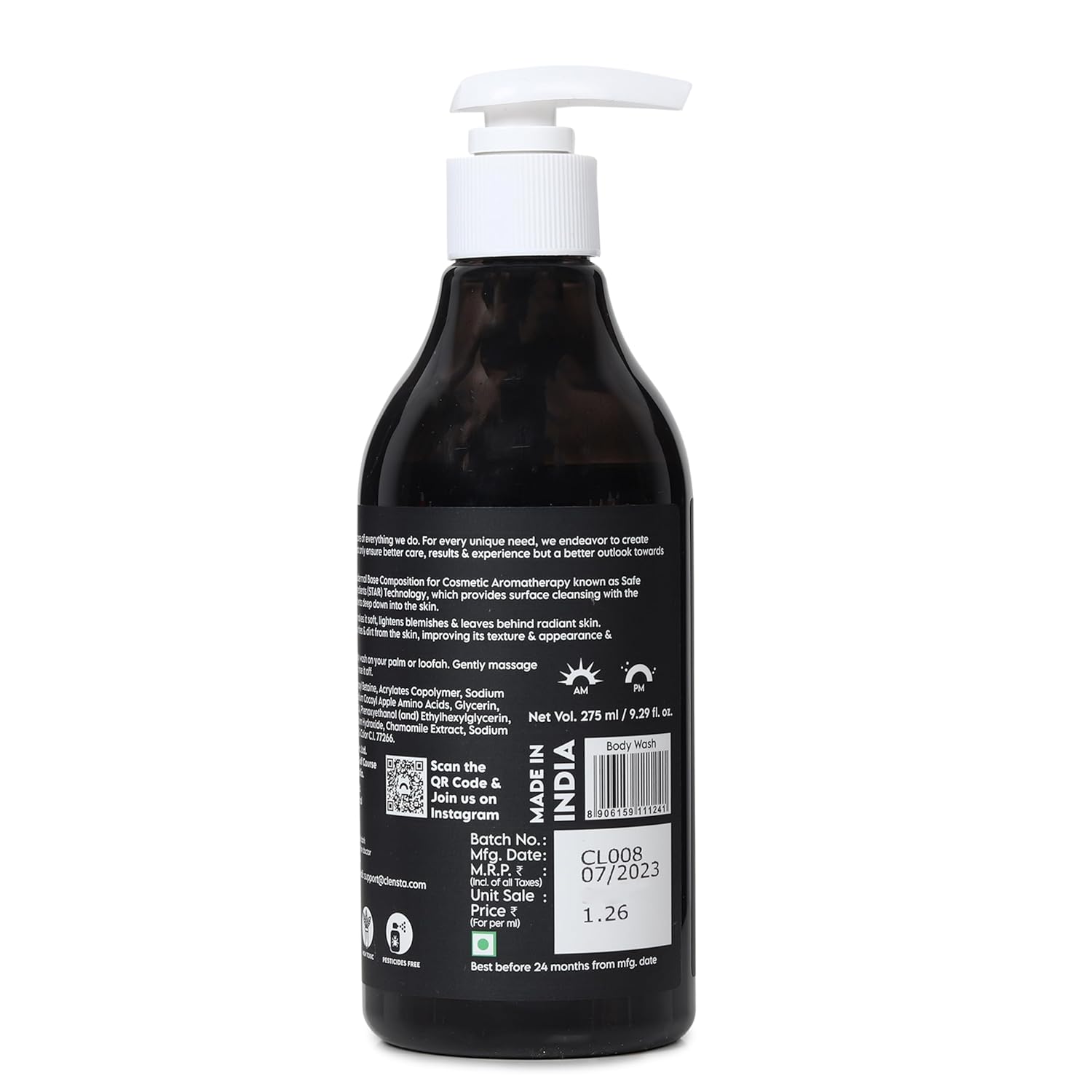 جل الاستحمام المطهر Clensta 275 مل