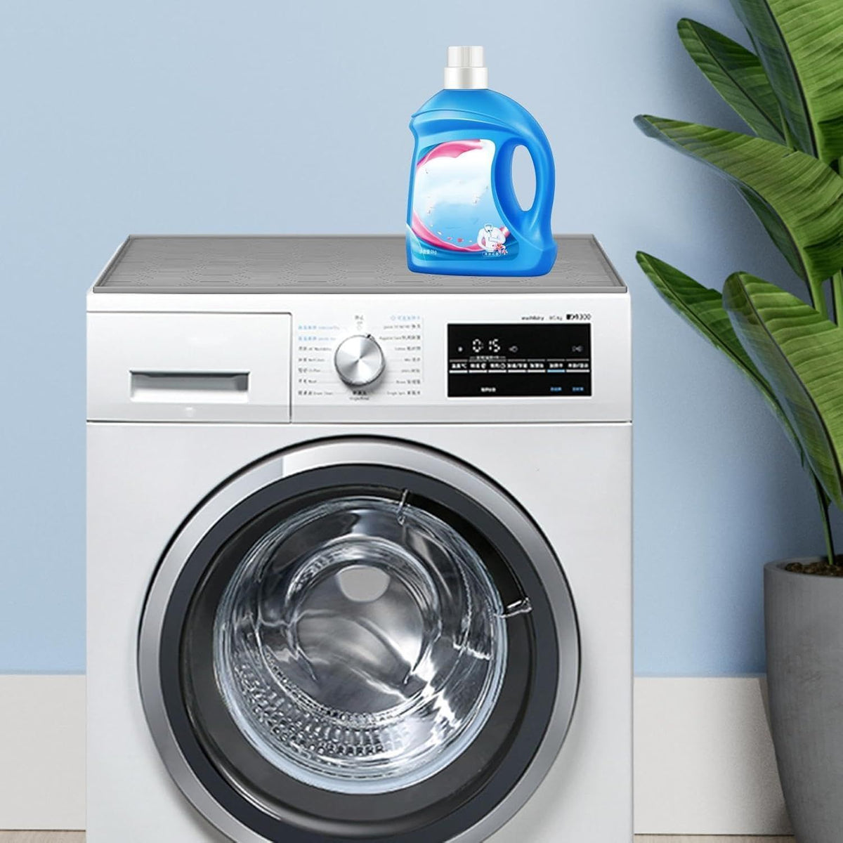 Washer Dryer Top Cover Silicone Waterproof Washing Machine Top Protector